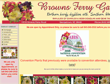 Tablet Screenshot of brownsferrygardens.com